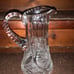 Beautiful American Brilliant Period Cut Crystal Pitcher 9.5”