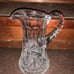 Beautiful American Brilliant Period Cut Crystal Pitcher 9.5”