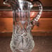 Beautiful American Brilliant Period Cut Crystal Pitcher 9.5”