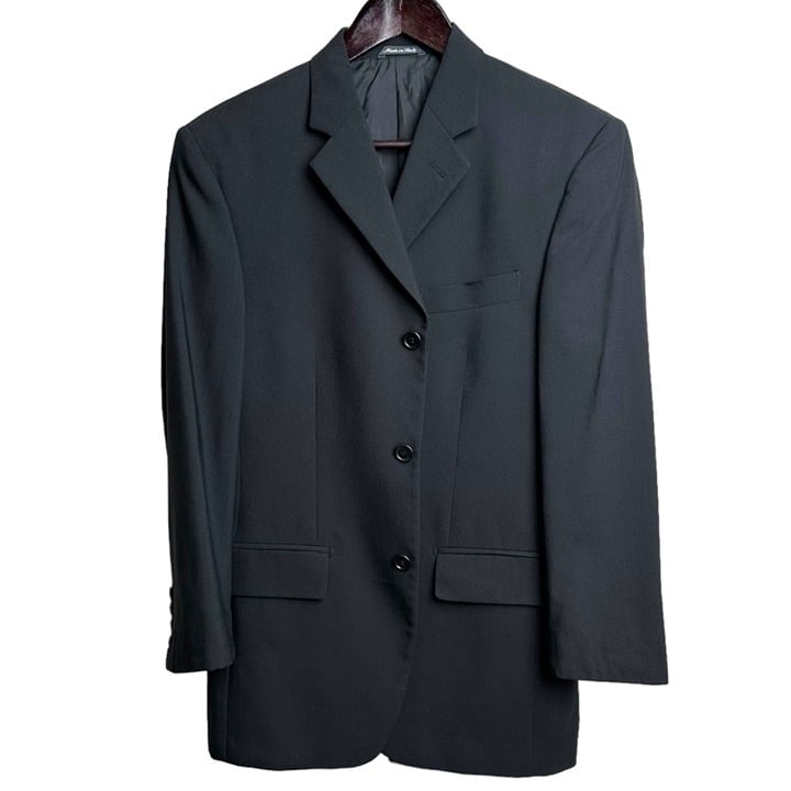 Missoni 40S Black Wool Blazer Made in Italy Formal Black Tie Wedding Designer