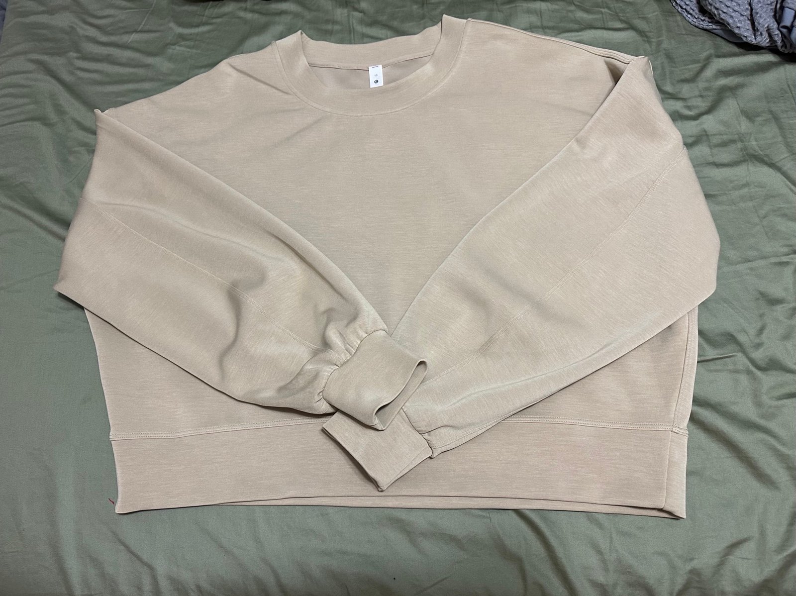 lululemon perfectly oversized cropped crew