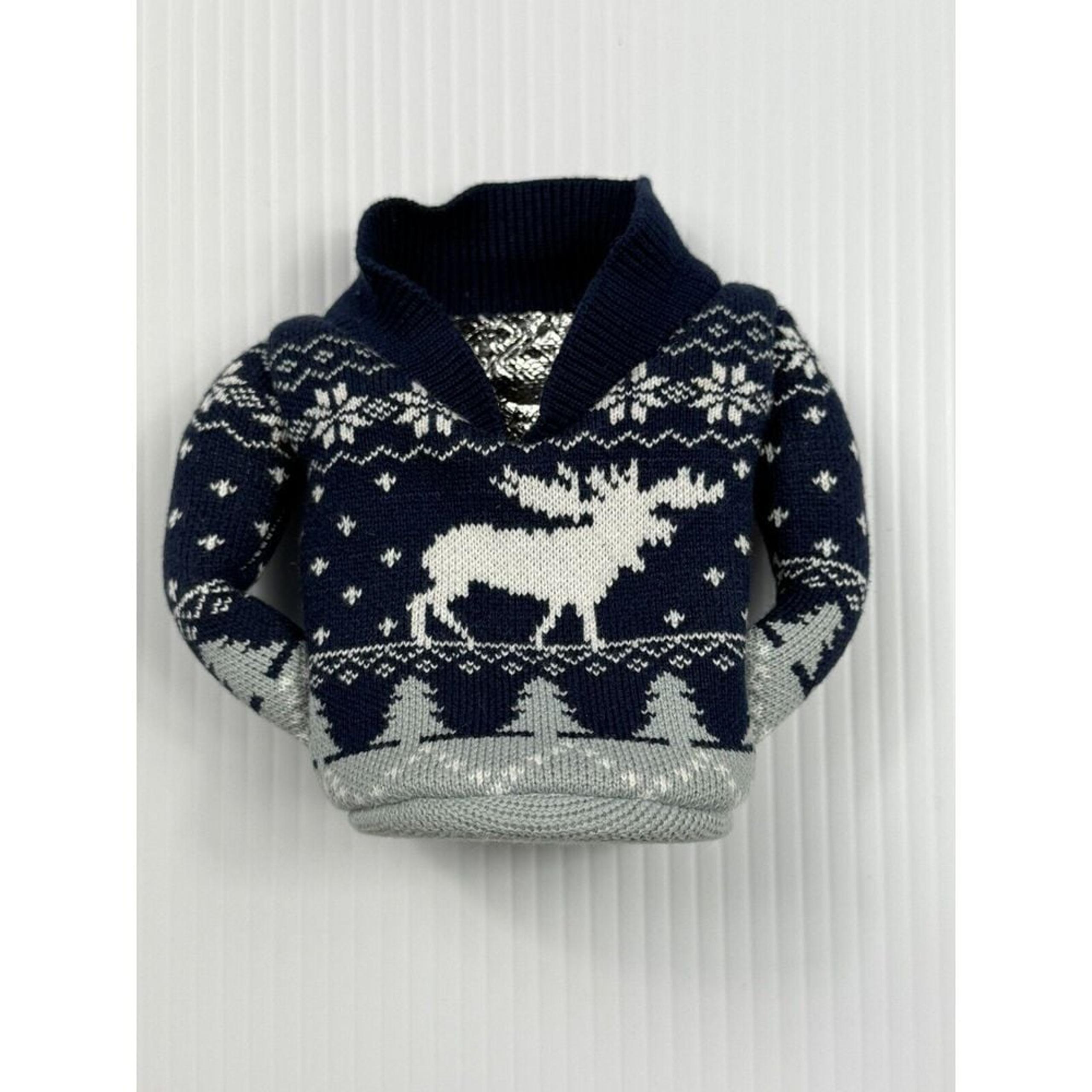 Puffin Insulated Beverage Holder Snow Sweater Winter Outdoor Moose