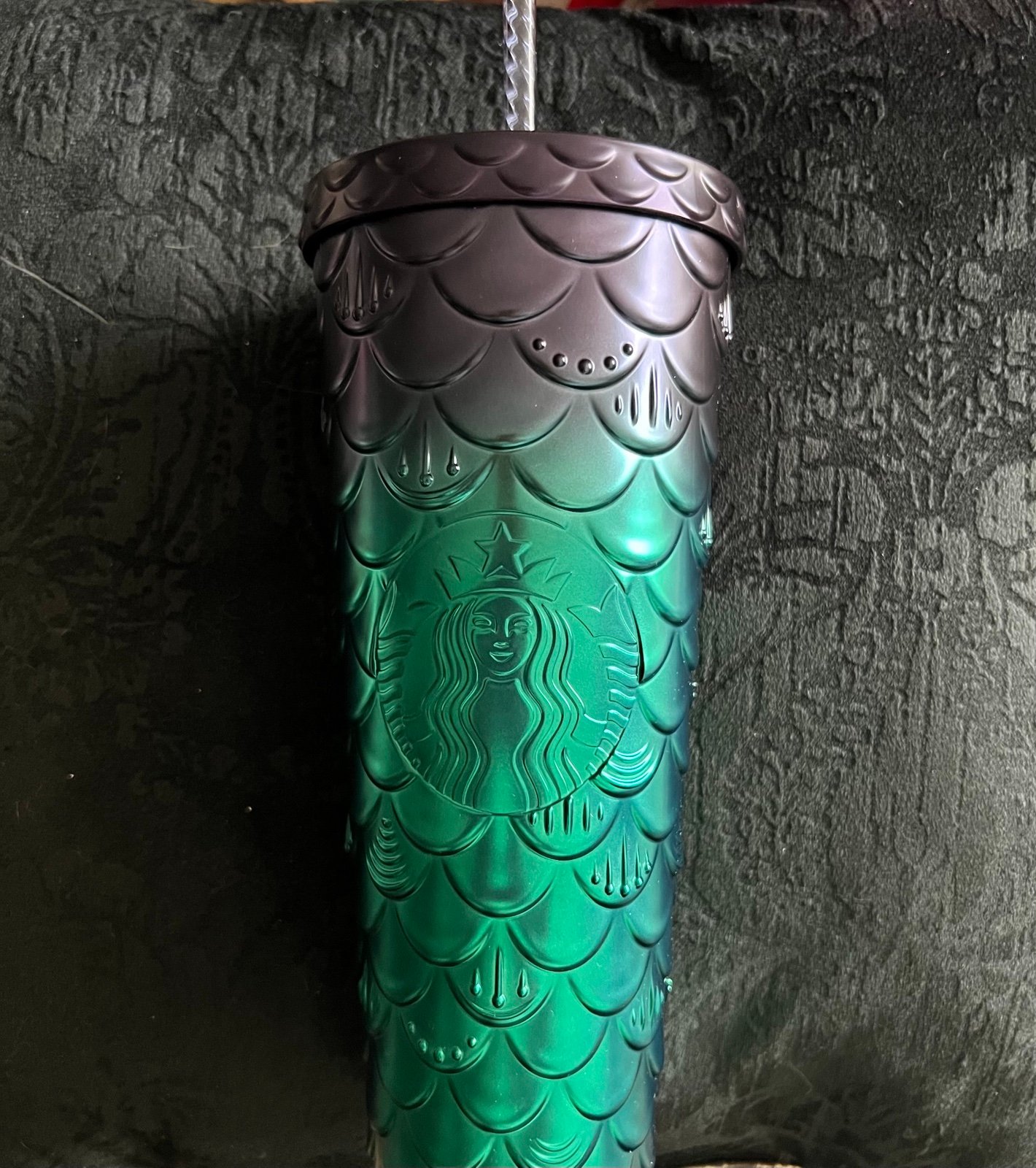 Starbucks mermaid tumbler with straw