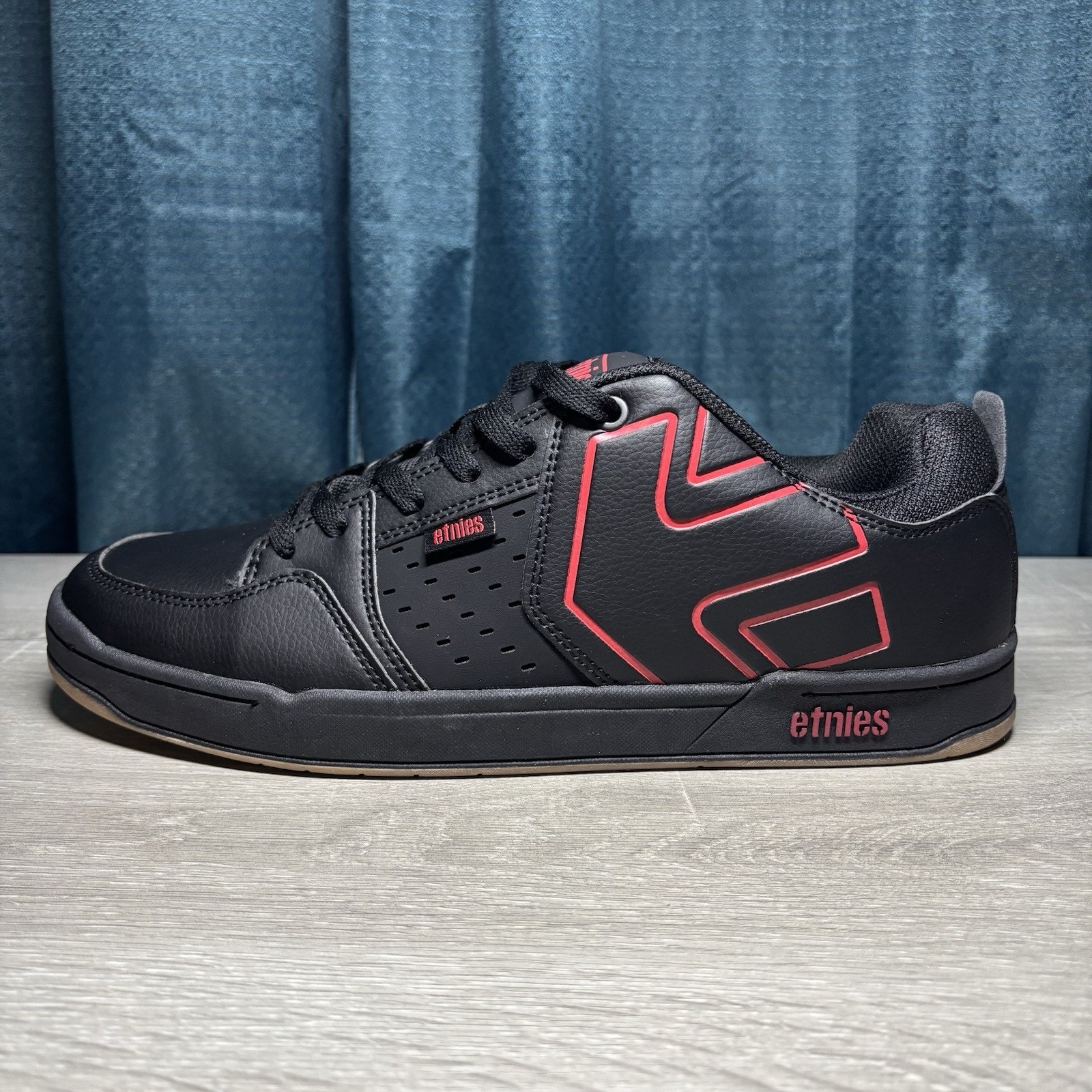 Y2K ETNIES Casper SKATEBOARD TRAINER SNEAKER MEN SHOES BLACK/RED SIZE 10