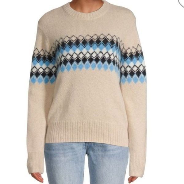 A.L.C. Nathan Diamond Knit Sweater