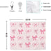 Coquette Pink Bow Tapestry, Coquette Room Decor, Pink Preppy Girly Wall Decor