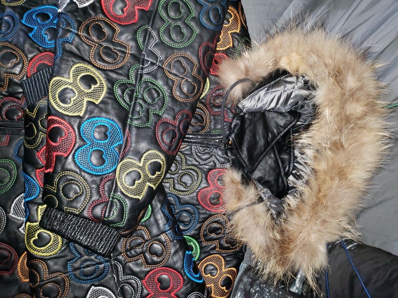 leather coat