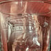 Forty Creek Whiskey Glasses (3) Embossed Square Bottom 3-1/2 8 OZ
