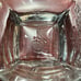 Forty Creek Whiskey Glasses (3) Embossed Square Bottom 3-1/2 8 OZ