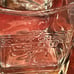 Forty Creek Whiskey Glasses (3) Embossed Square Bottom 3-1/2 8 OZ