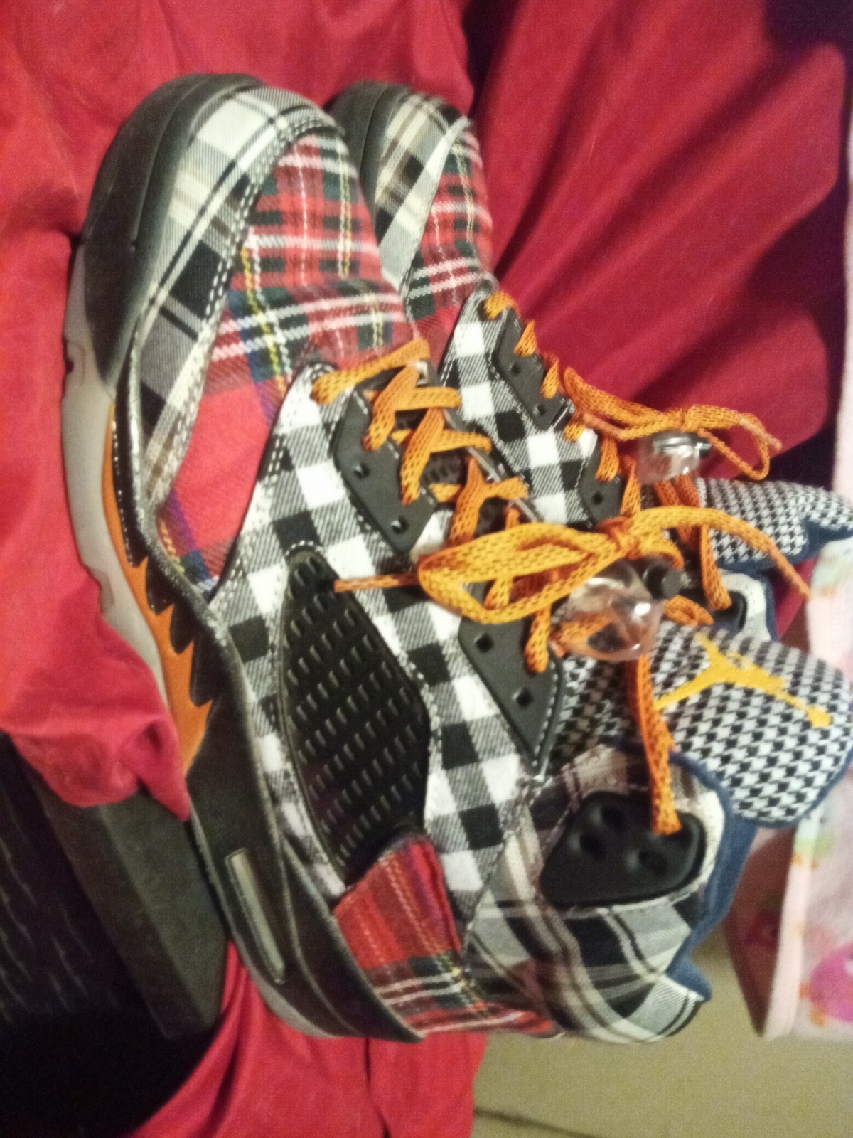 Nike Air Jordan 5 retro plaid colorway