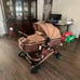 Foldable Baby Stroller Reversible Bassinet, Travel Stroller for Newborn Baby