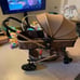 Foldable Baby Stroller Reversible Bassinet, Travel Stroller for Newborn Baby