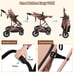 Foldable Baby Stroller Reversible Bassinet, Travel Stroller for Newborn Baby