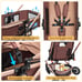 Foldable Baby Stroller Reversible Bassinet, Travel Stroller for Newborn Baby