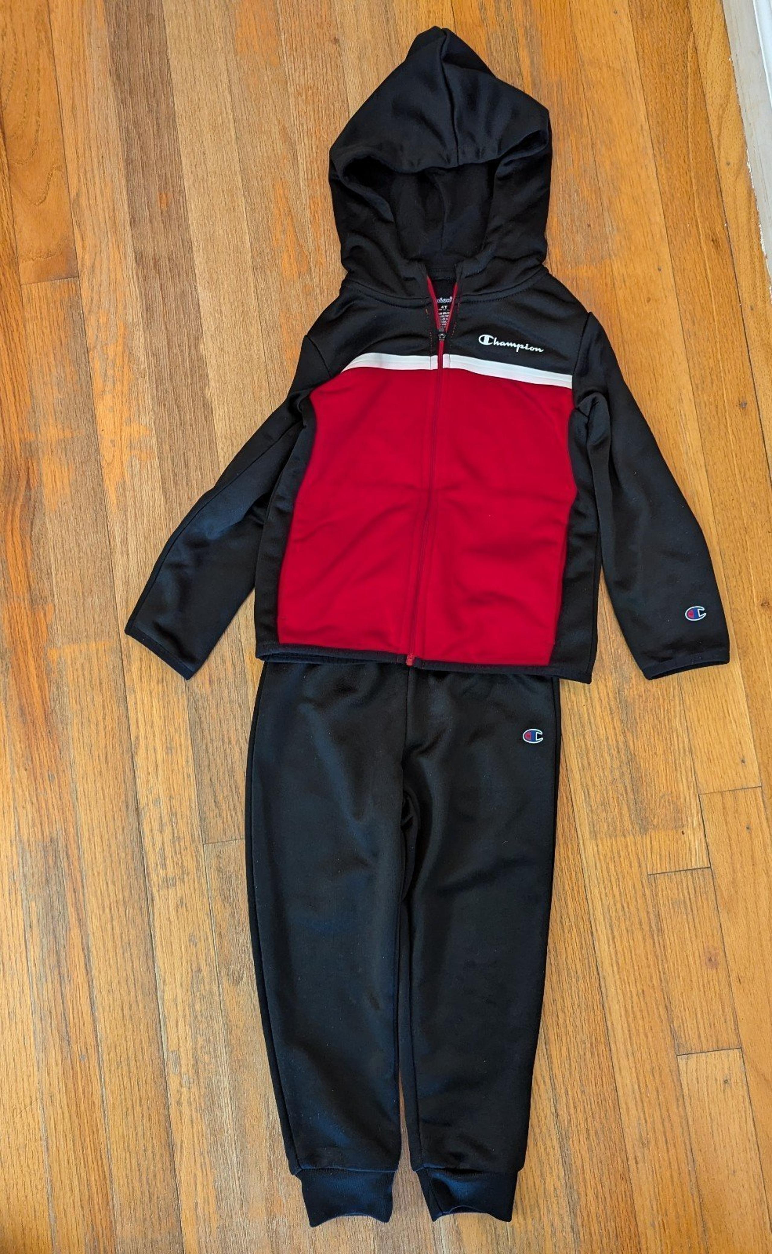 Champion Track Suit Jacket and Pants Size 4T