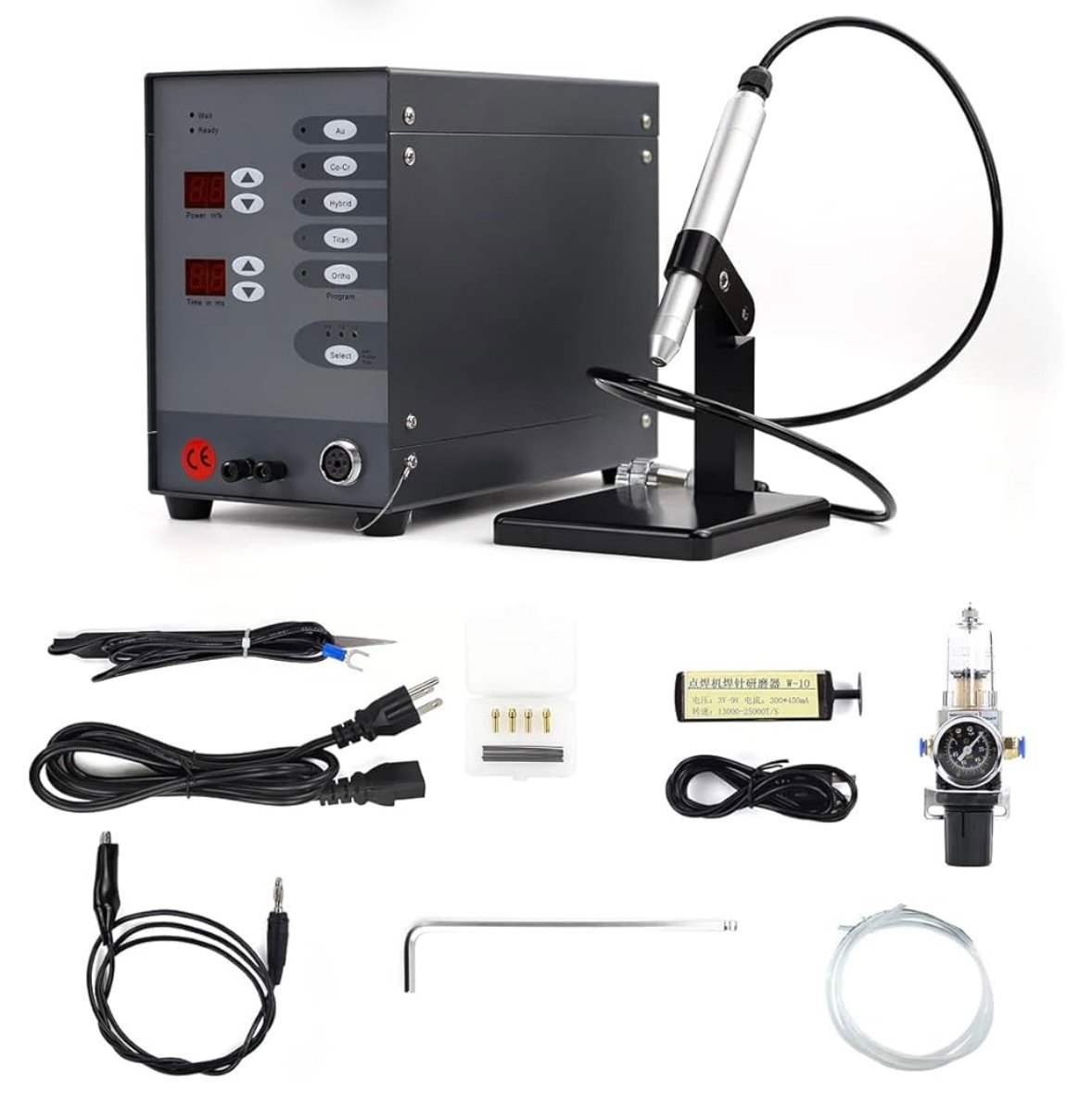 Yiepet Jewelry Automatic Spot Welding Machine 110V 60HZ Pulse Argon arc Welding