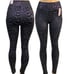Victorias Secret High Rise Legging 24” inseam 7/8 length metallic animal print 8