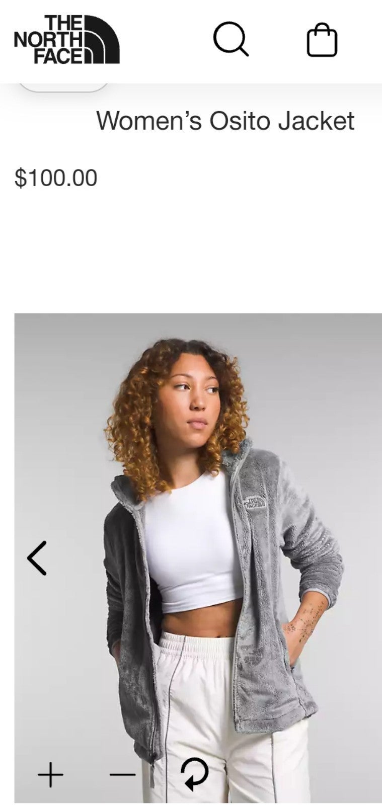 The North Face fleece jacket