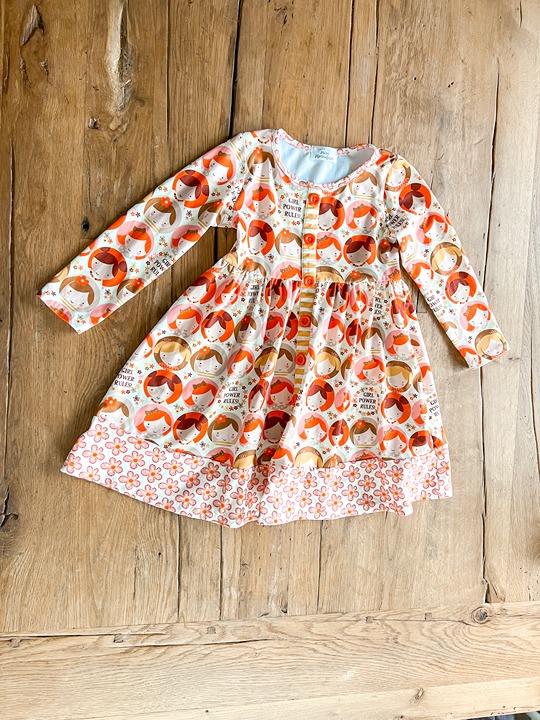 Little Miss Marmalade Girl Power Rules Skater Dress Size 4 Little Miss Marmalade Girl Power Rules Skater Dress Size 4