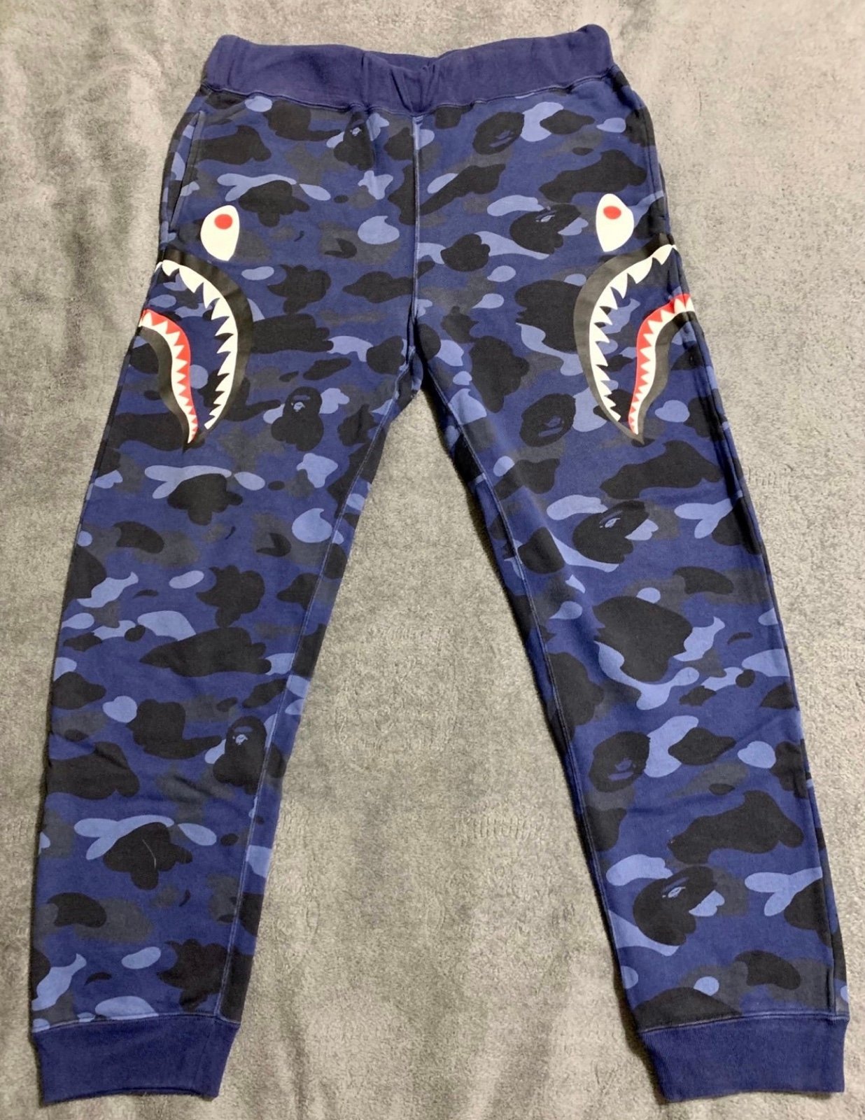 BAPE a bathing ape camo joggers