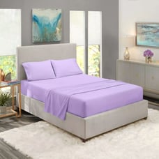 Cool Bamboo Queen Sheet Set Lavender