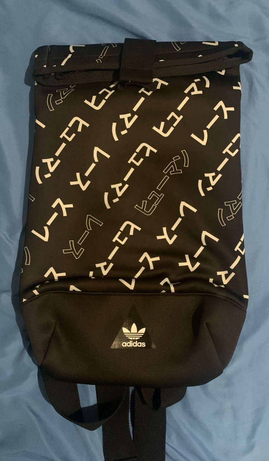 Adidas Roll Top Rucksack Backpack Rare