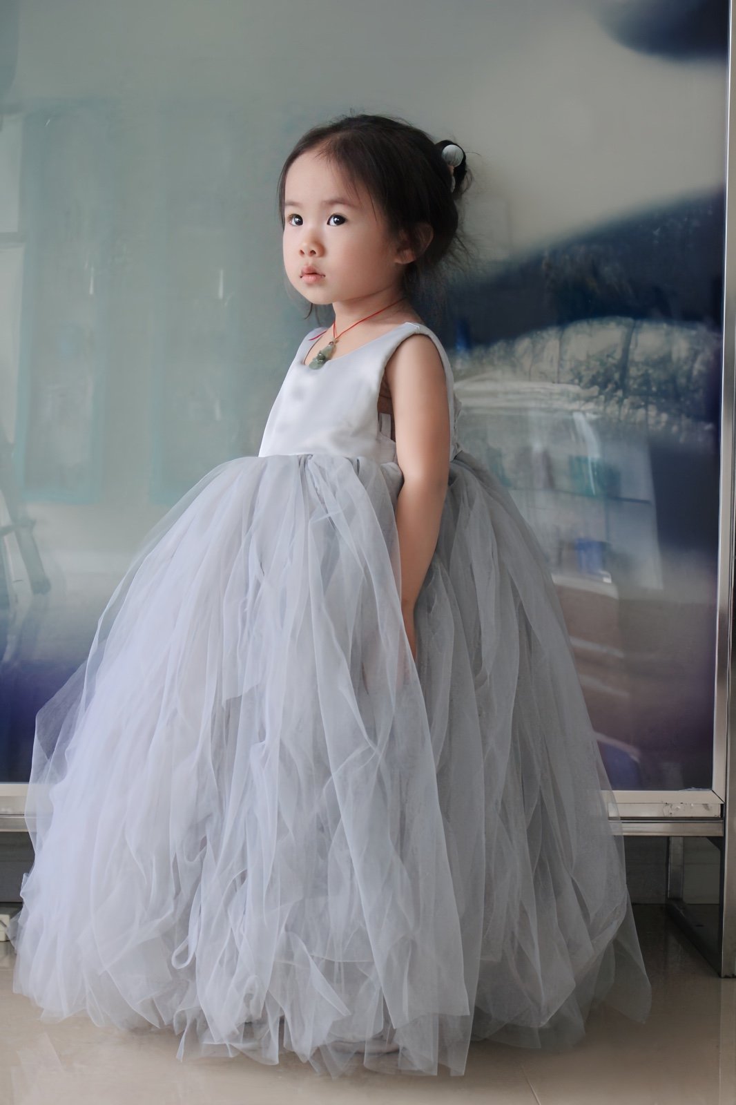 Luxury baby girl kids dress