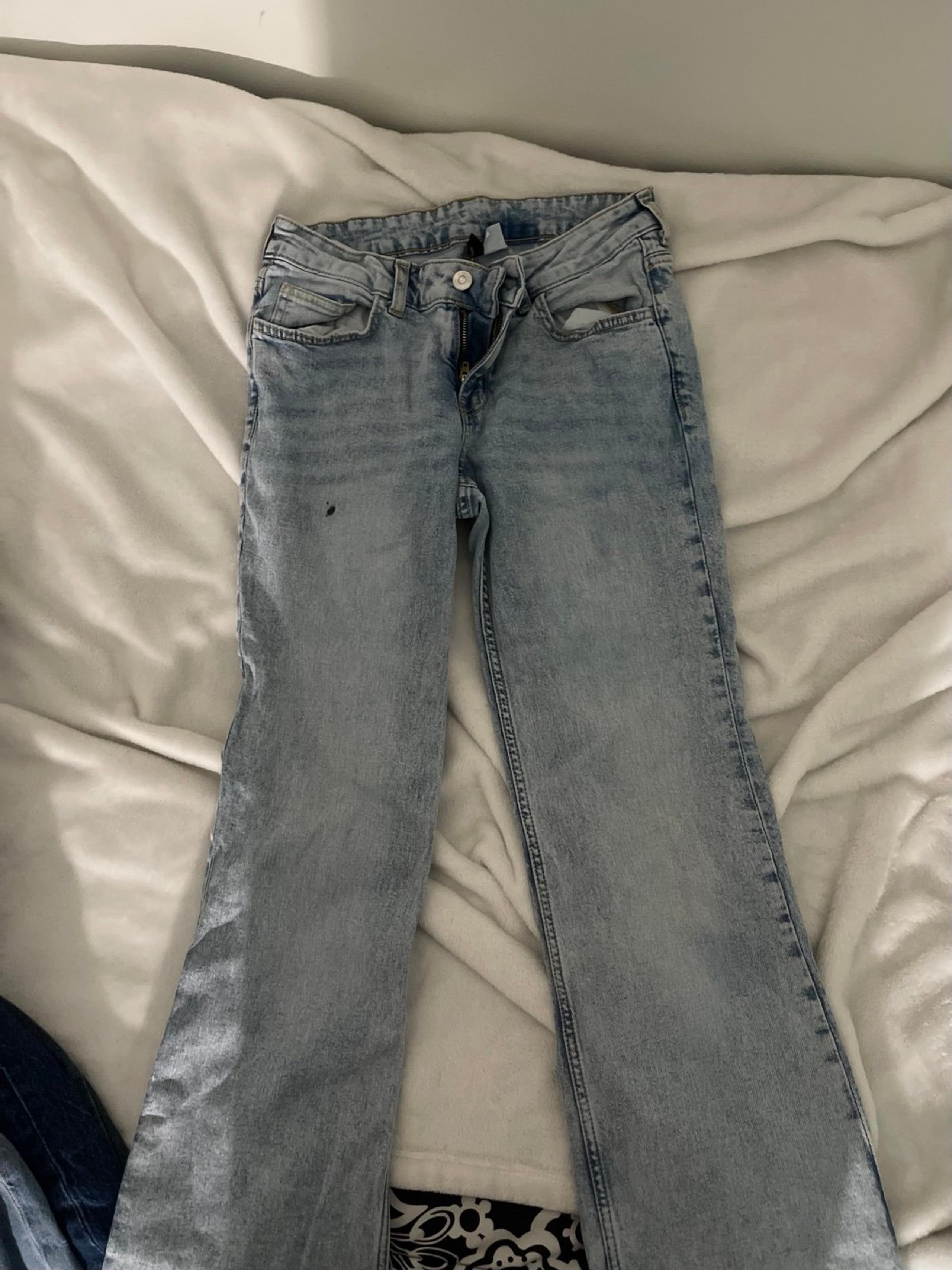 h&m low waist flare jeans