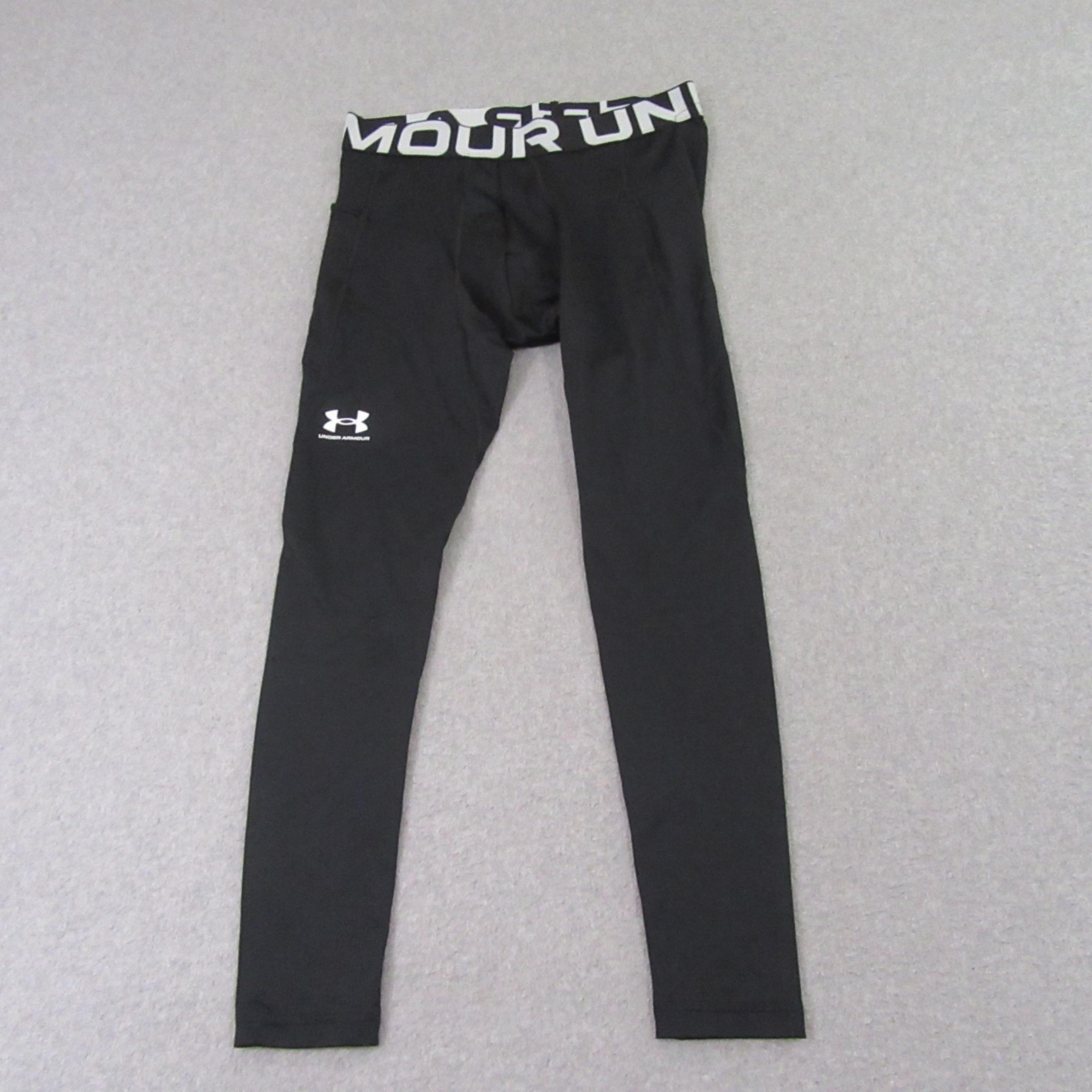 Under Armour Mens Coldgear Compression Pants L Black Workout Active