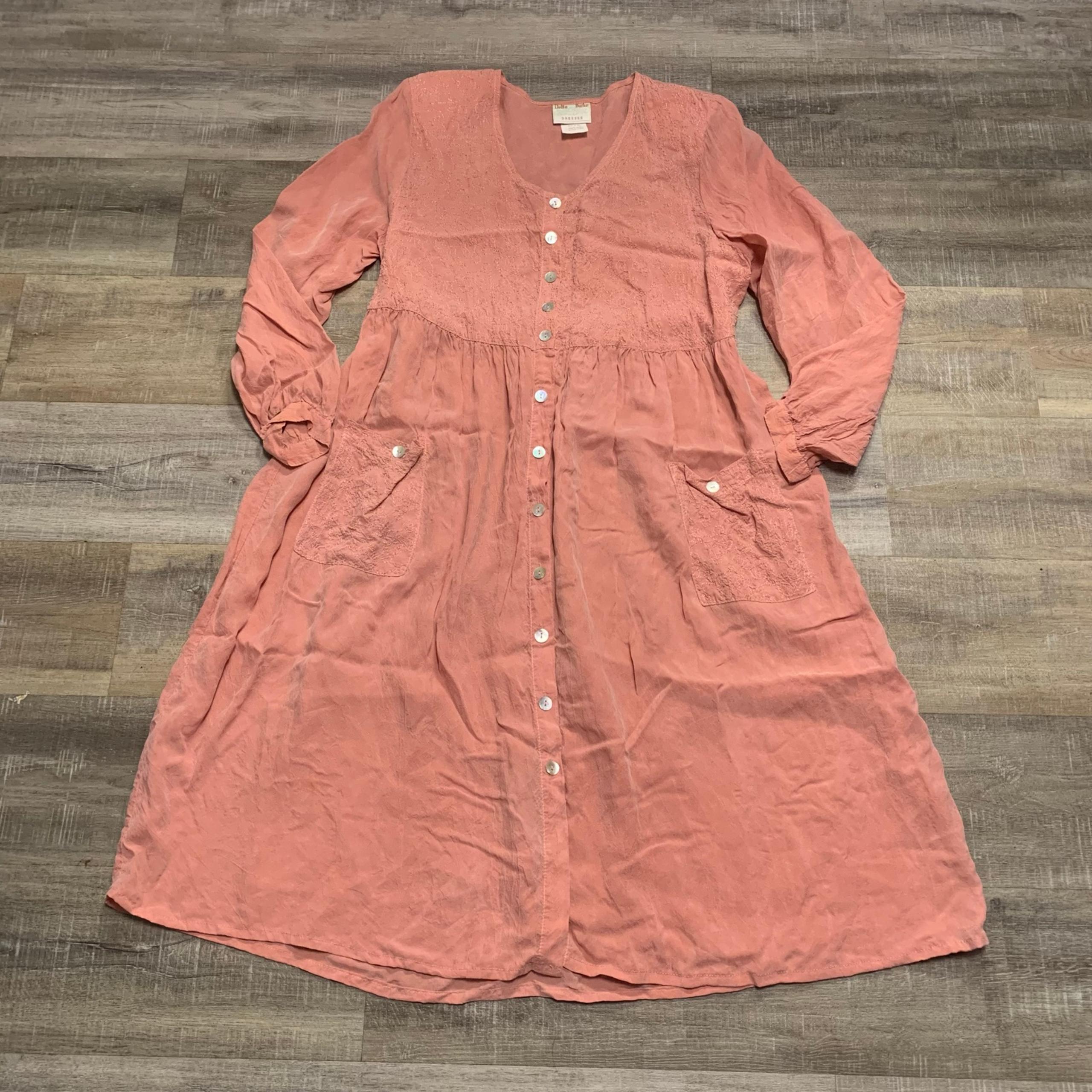 Delta Burke Vintage Pink Midi Dress 16W