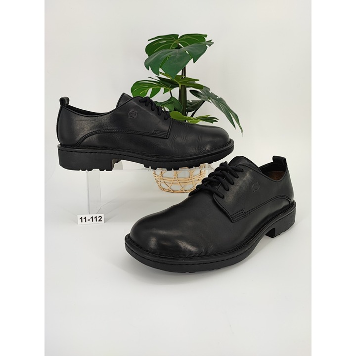 Born Men's Fine Black Leather Lace-Up Oxford Shoes Size 11 US