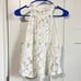 Free People Sweet Meadow Dreams white lace tank top size small