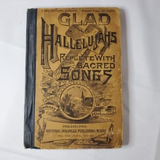 Glad Hallelujahs Replete With Sacred Songs, Christian Standard 1887 Bible hymn