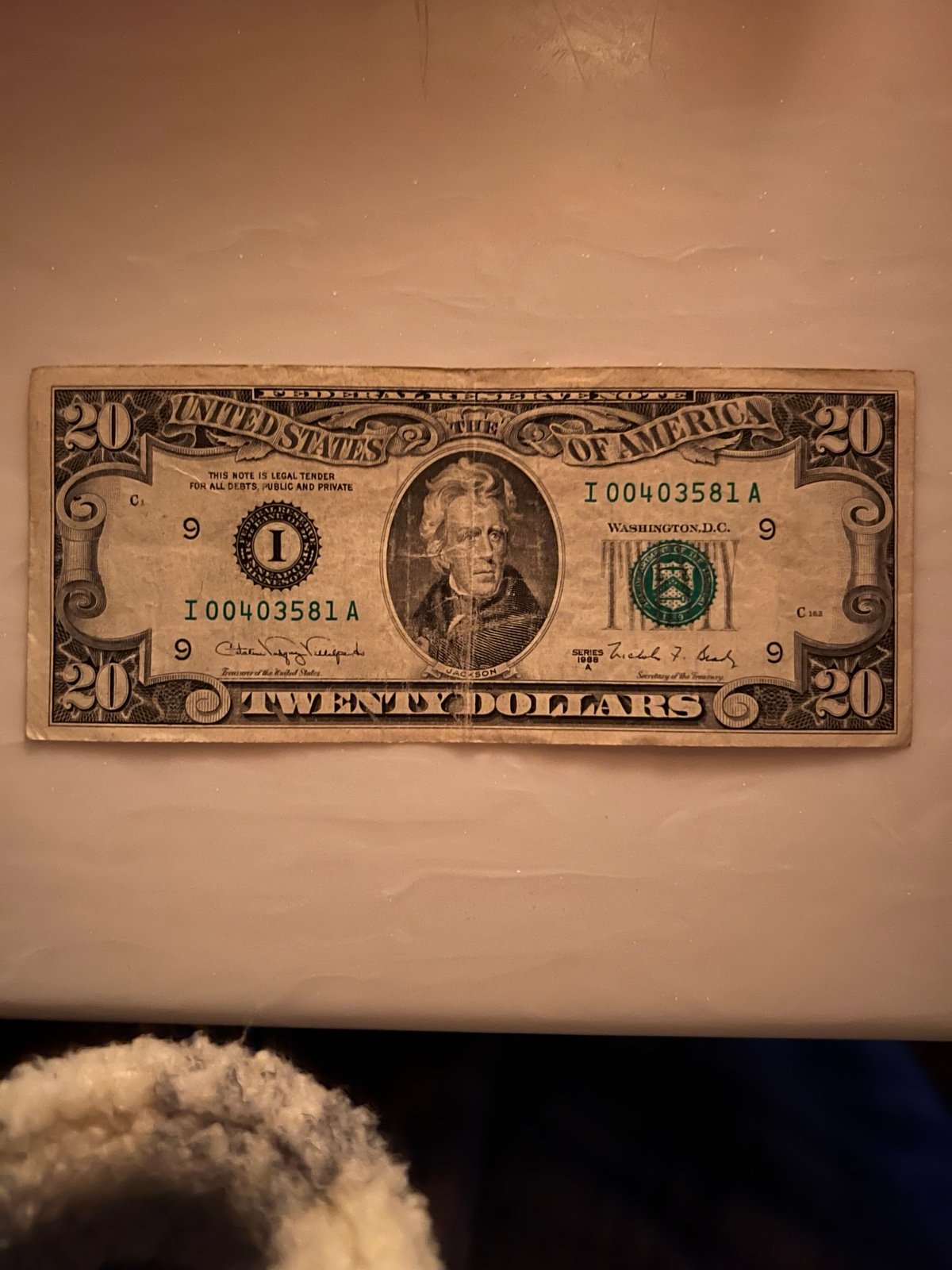 1988 20 bill