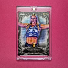 WWE Undisputed 2015 Charlotte Flair Distinguished Debut. NXT. Topps #80/99