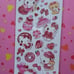 Sanrio hello kitty bear lolita desserts arts stickers stationary deco rare new