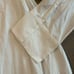 NWT FREE PEOPLE COTTON NOVA SHIRT DRESS BUBBLE HEM MINI WHITE LONG SLEEVE SZ SM