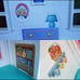 Vintage Fisher-Price Little People Doll House House - Plastic- Missing Door