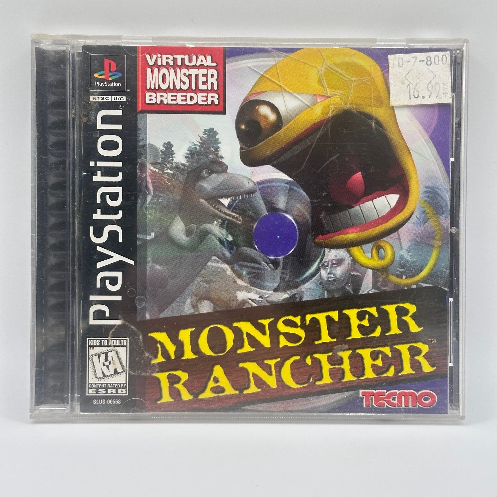 Monster Rancher (Sony PlayStation 1, 1997) Tested Complete Cracked Case