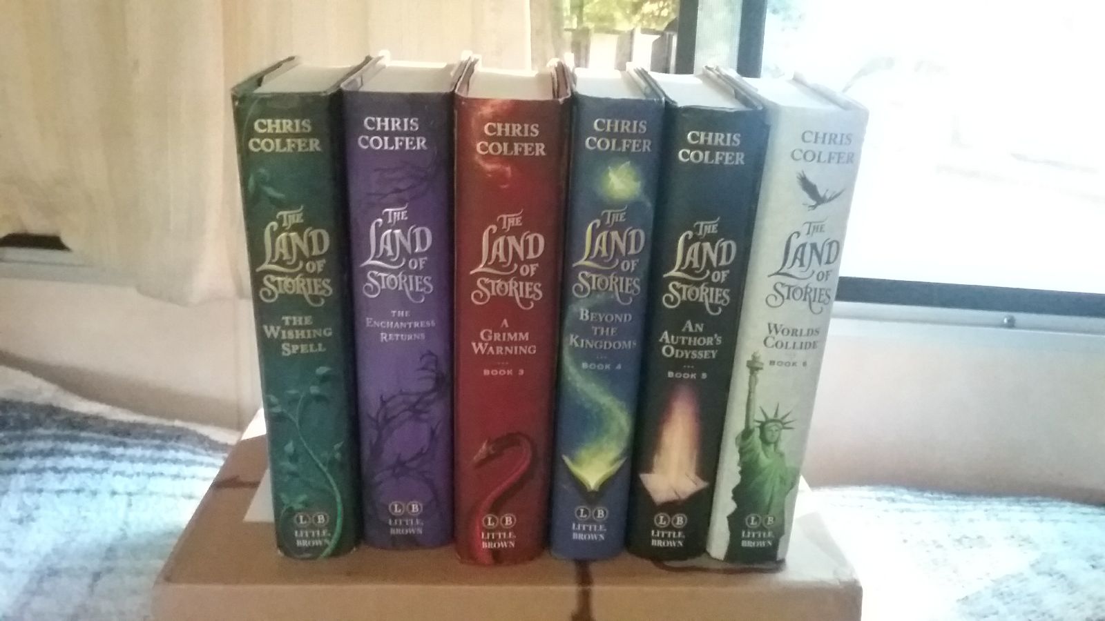 Land of Stories series 1-6, 2 signed