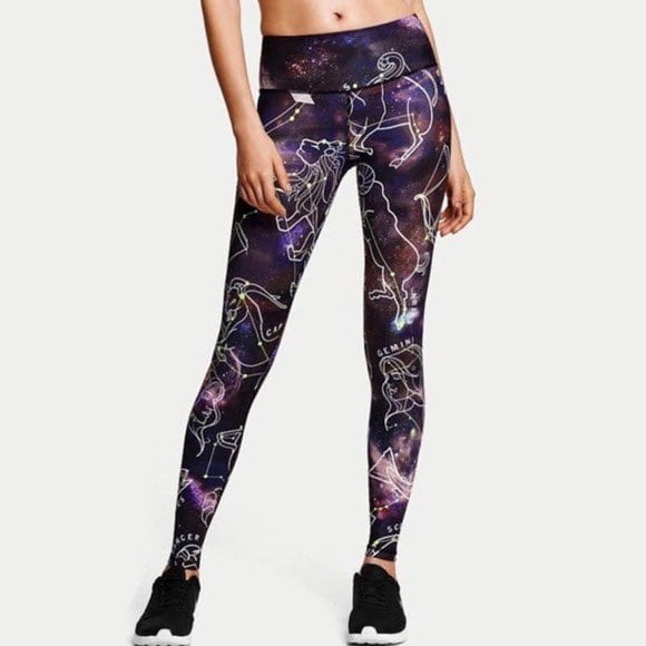 Victoria Secret VSX Zodiac print yoga tights