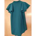 NEW! Oscar de la Renta Teal Silk Flutter Sleeve Tie Blouse Size 2 MSRP 1,526