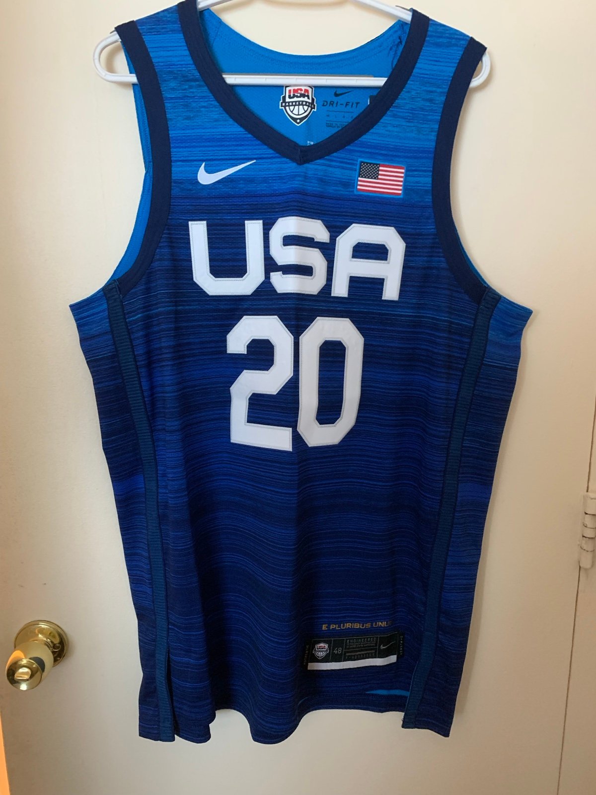 Nike Team USA Basketball Authentic Jersey size 48/L