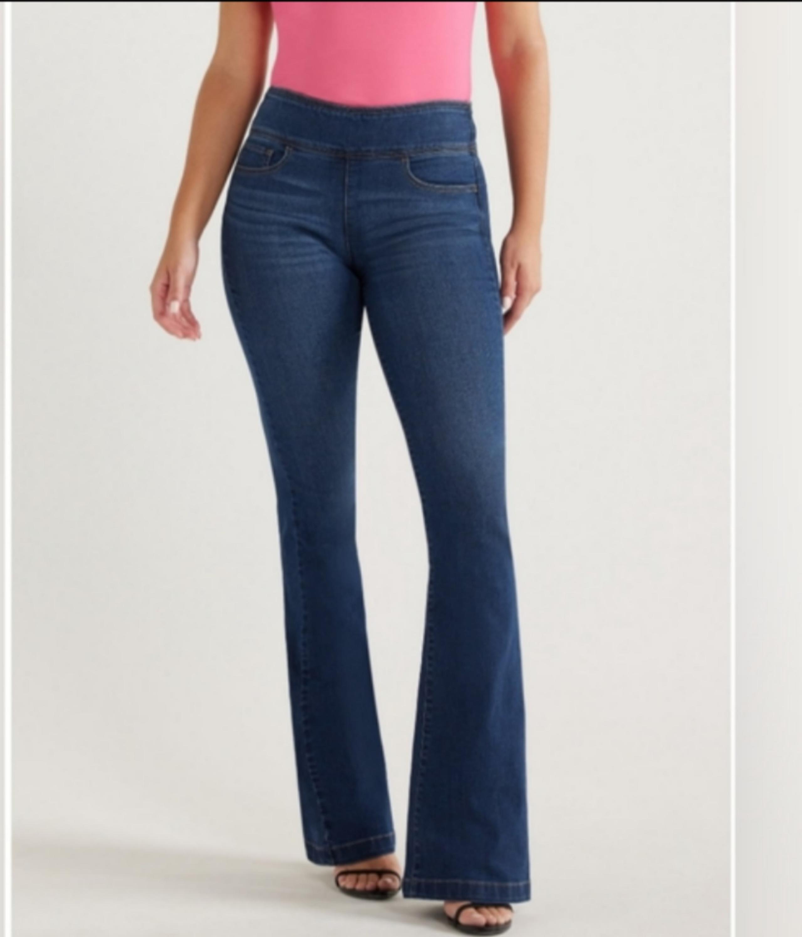 Sofia Jeans Women's Size 4 Melissa Flare Pull On High Rise Jeans Sofia Vergara
