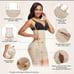 High Quality Butt Lifter Zipper Tummy Shaper Shapewear Beige Small