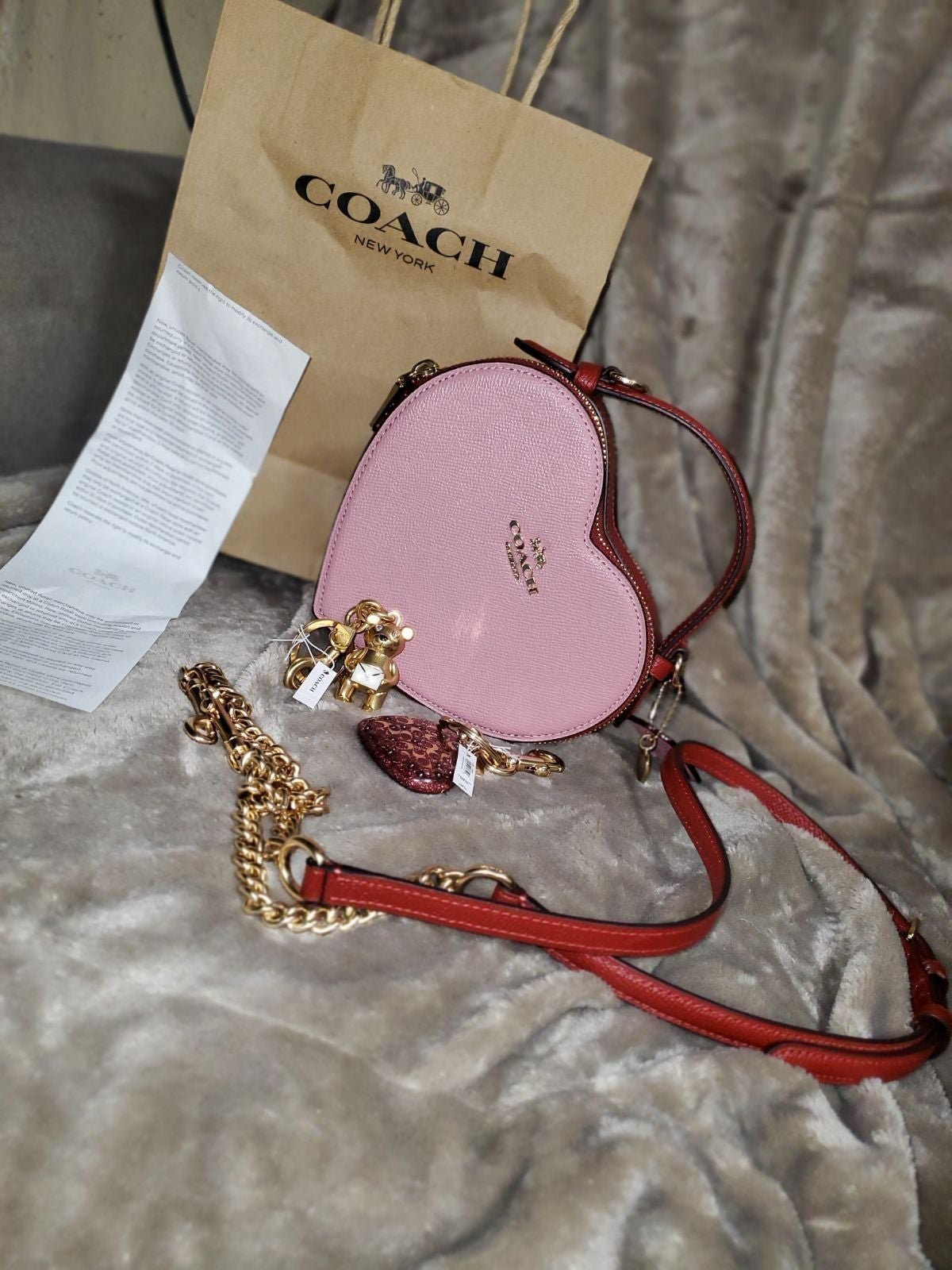 Coach heart bag bundle