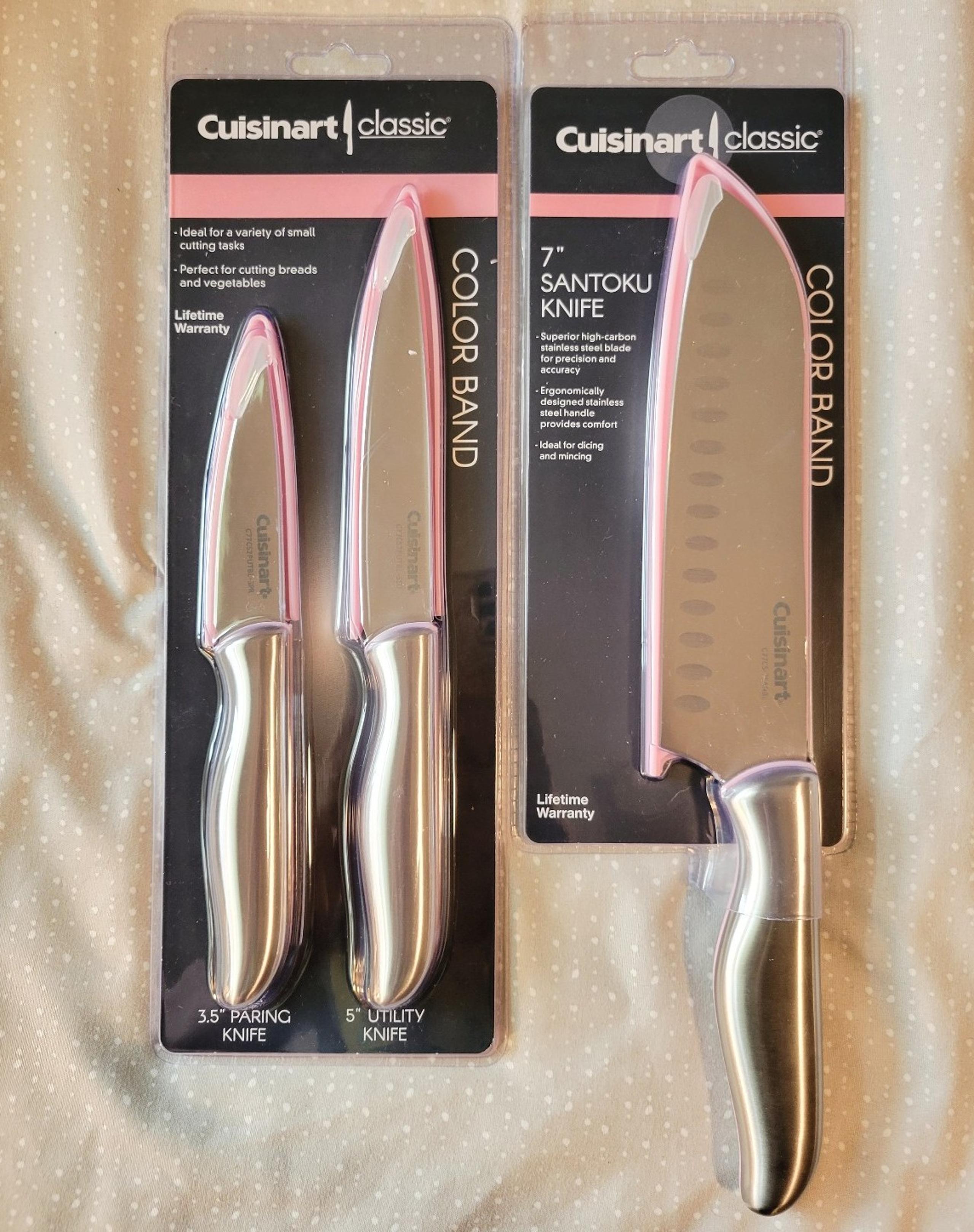 Pink Colorband Stainless steel Knife Set - Cuisinart