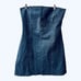 Sami Miro Vintage x Levi's Strapless Denim Circle Pocket Dress Size X-Large