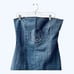 Sami Miro Vintage x Levi's Strapless Denim Circle Pocket Dress Size X-Large